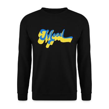 Mosel Heimat vintage lettering - Unisex Sweatshirt - black - Front - Alina (178cm) & Michal (187cm)