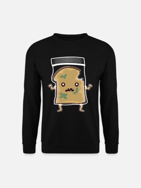 Zombie Sandwitch toast - Unisex Sweatshirt - black