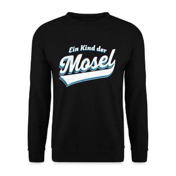 Ein Kind der Mosel - Unisex Pullover - Schwarz - Vorne - Alina (178cm) & Michal (187cm)