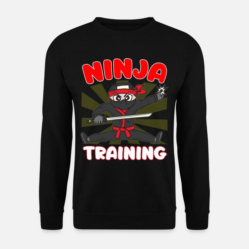 NINJA IN TRAINING - Unisex Sweatshirt - black