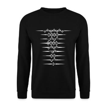 Rowing boats rowing rowing boat water sports skulls - Unisex Sweatshirt - black - Front - Alina (178cm) & Michal (187cm)