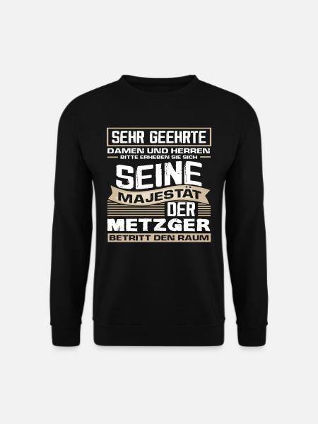 Fleischer Metzger - Unisex Pullover - Schwarz