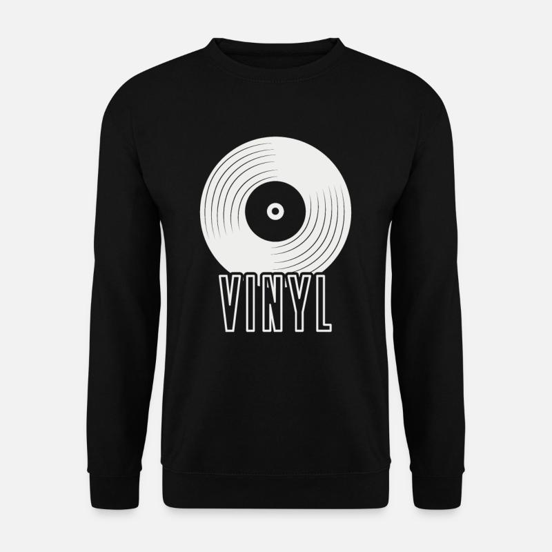 vinyle - Sweat-shirt Unisexe - noir