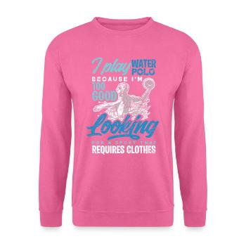 Water polo - Sweat-shirt Unisexe - rose - Devant