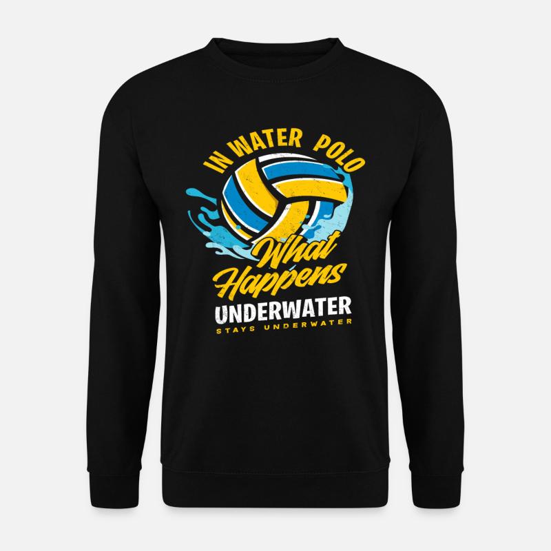 Water-polo Sous l’eau Idée cadeau - Sweat-shirt Unisexe - noir