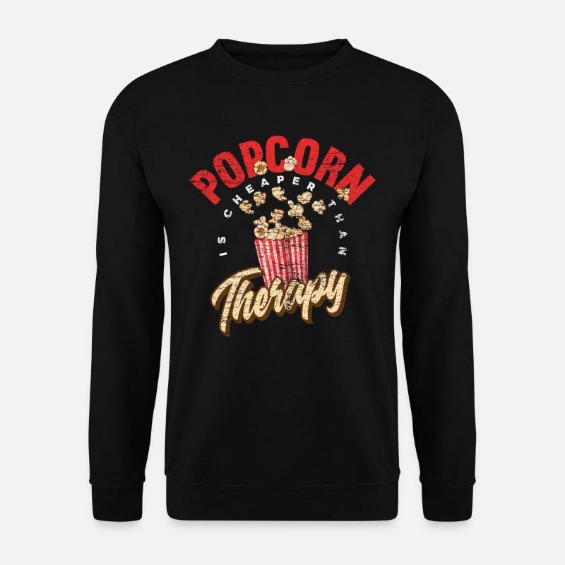 Popcorn Filme - Unisex Pullover - Schwarz