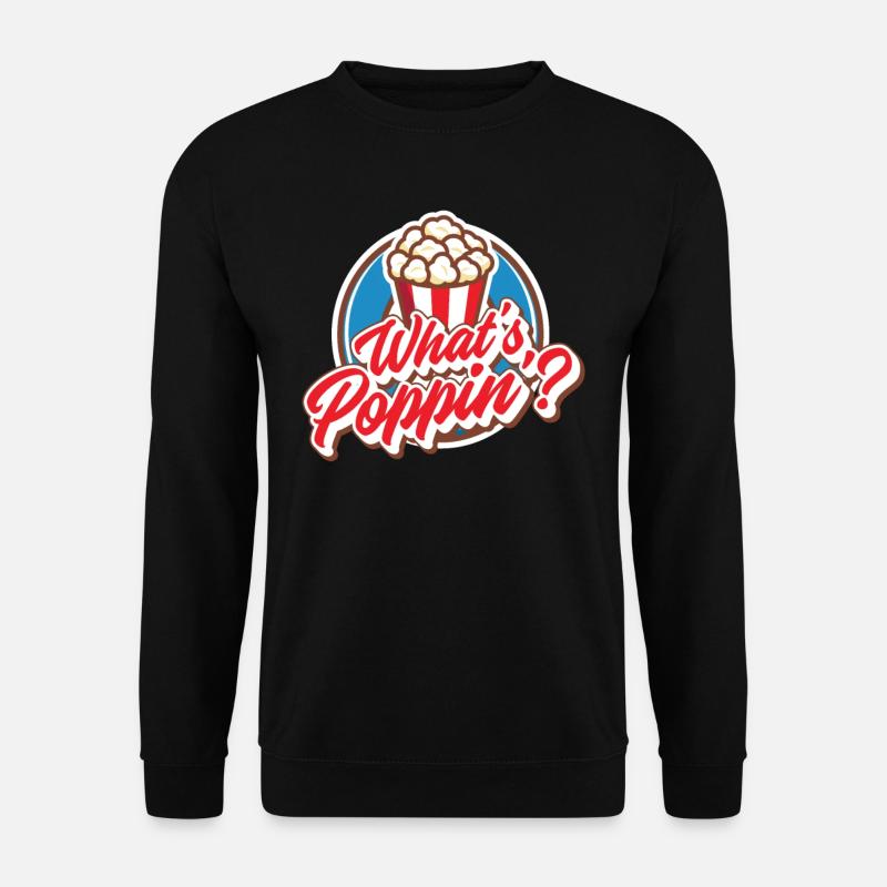 Popcorn - Unisex Sweatshirt - black