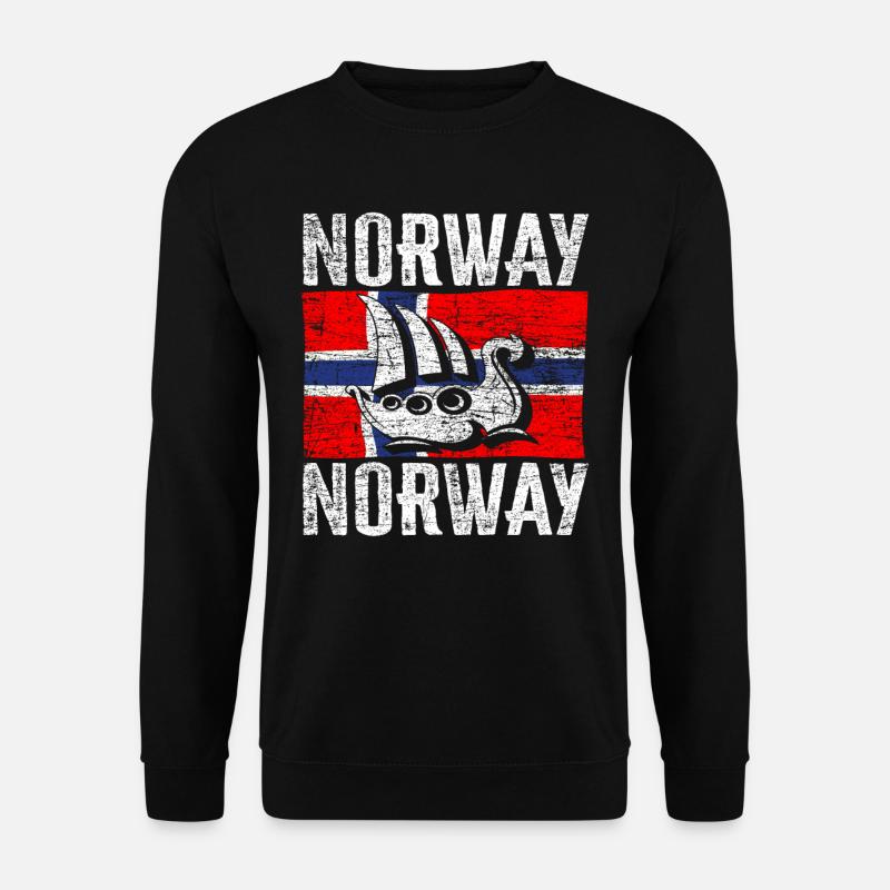 Norway boat - Unisex Sweatshirt - black