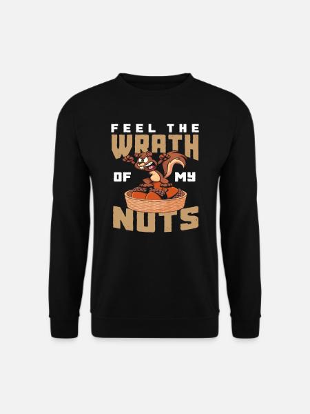 Eichhörnchen Natur Waldtier - Unisex Pullover - Schwarz