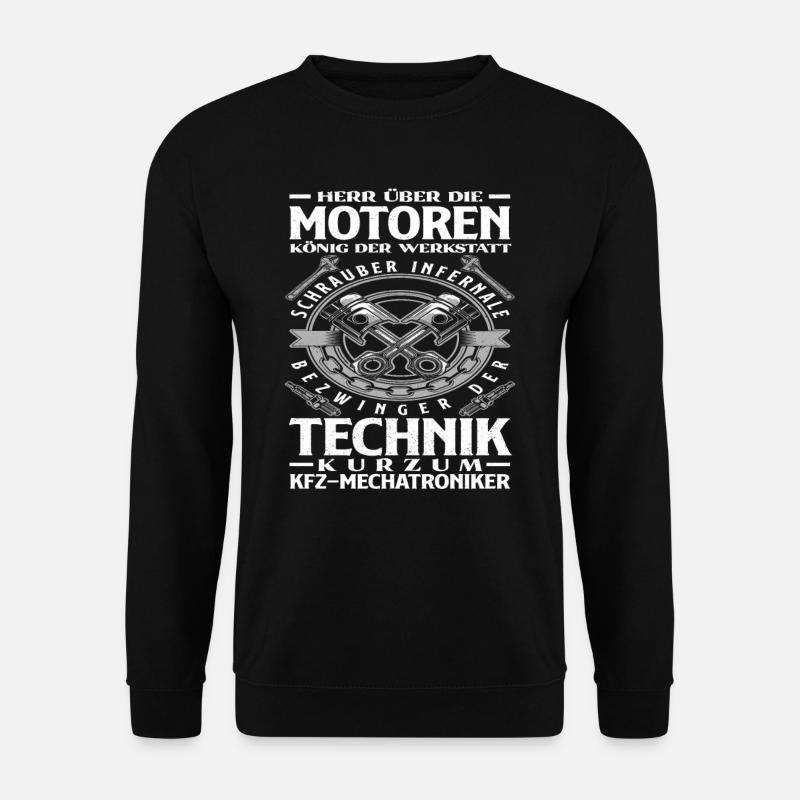 KFZ Mechatroniker Motor - Unisex Pullover - Schwarz