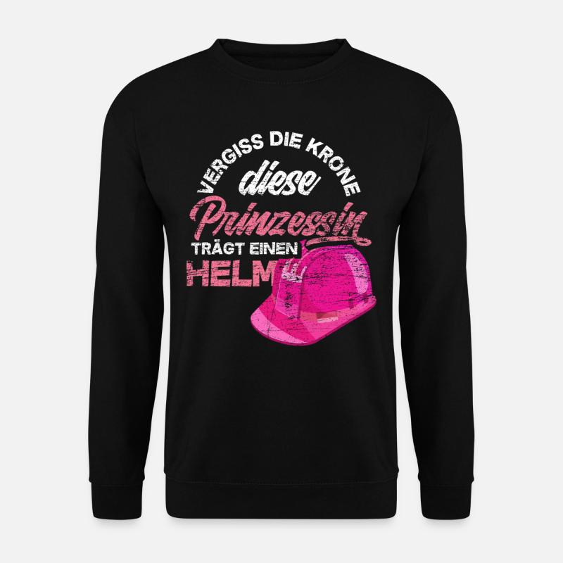 Gerüstbauerin Helm - Unisex Pullover - Schwarz