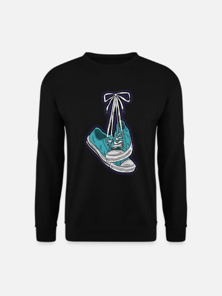 CHUCKS Schuhe Verknotet Sneaker Turnschuhe Liebe - Unisex Pullover - Schwarz