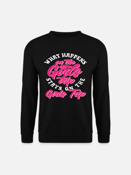 Frauen Gruppe Mädels Ausflug Geschenk - Unisex Pullover - Schwarz