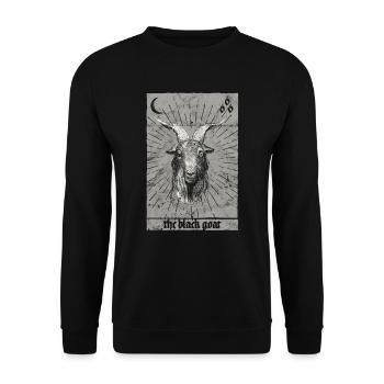 Occult The Black Goat Esoteric Tarot Baphomet The - Unisex Sweatshirt - black - Front - Alina (178cm) & Michal (187cm)