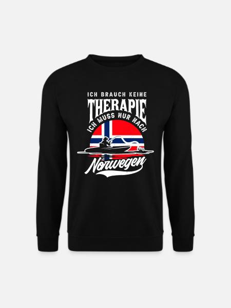 Norwegen Therapie - Unisex Pullover - Schwarz