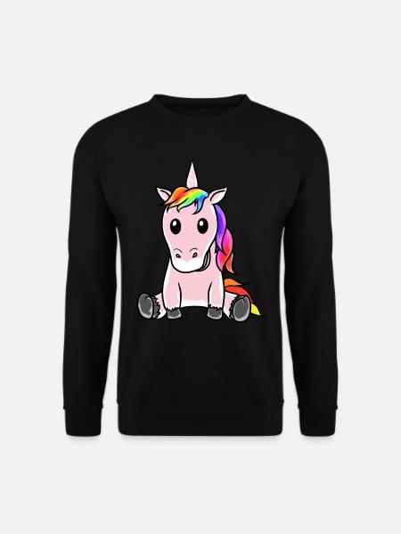 Unicorn Mythical Creatures Children Baby - Unisex Sweatshirt - black