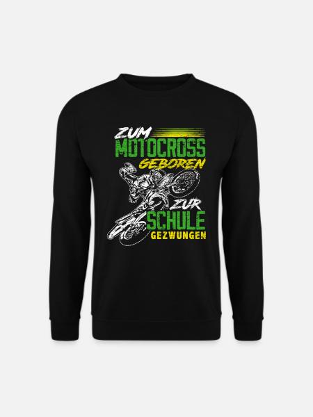 Motocross Schule - Unisex Pullover - Schwarz