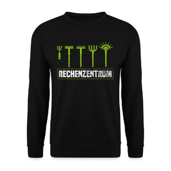 Gärtner Gartenbau Geschenk - Unisex Pullover - Schwarz - Vorne - Alina (178cm) & Michal (187cm)