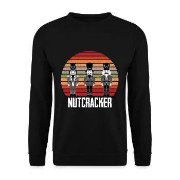 Nutcracker gift for Nutcracker squad friends - Unisex Sweatshirt - black - Front - Alina (178cm) & Michal (187cm)