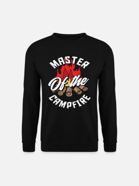 Camper Fire Adventure Camping Gift - Unisex Sweatshirt - black
