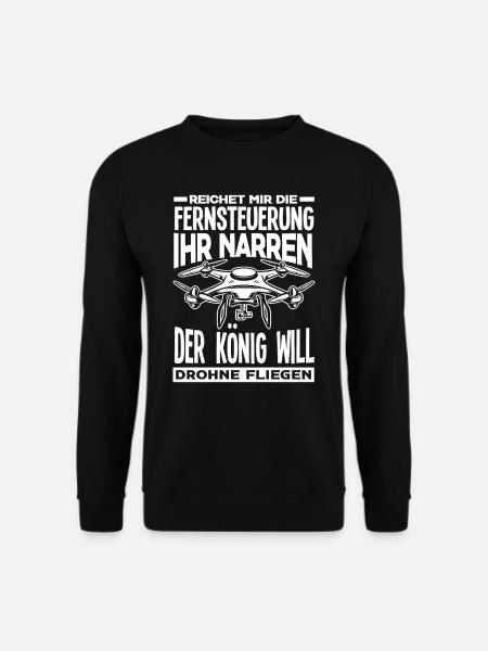Drohne Drohnenpilot - Unisex Pullover - Schwarz