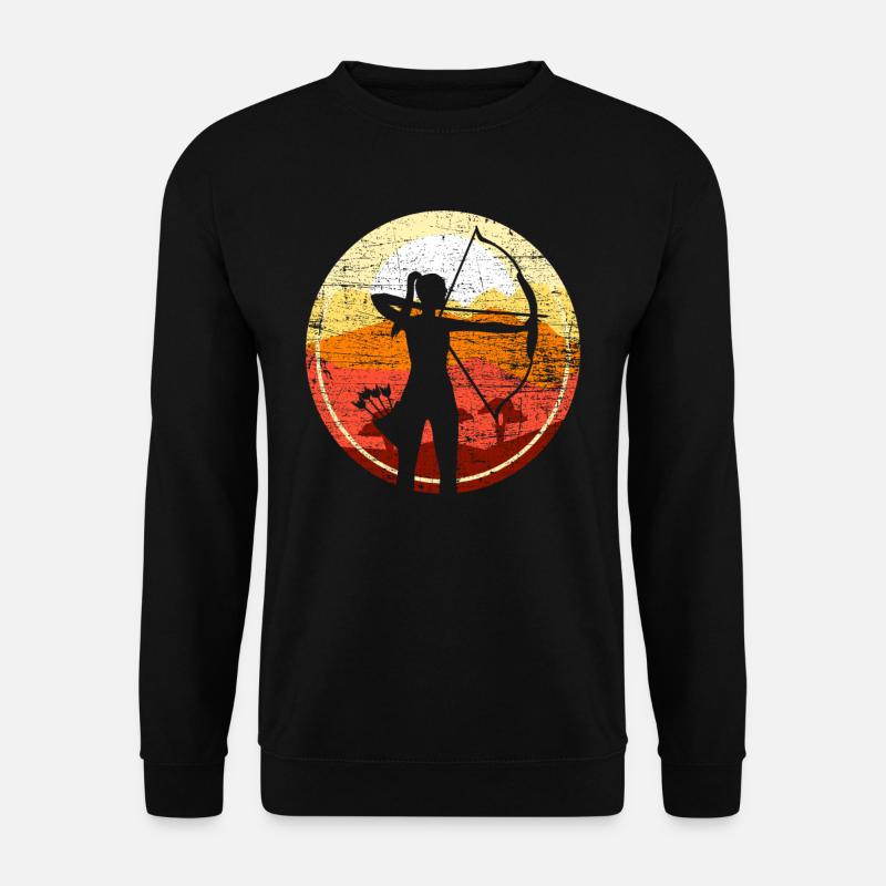 Archery retro - Unisex Sweatshirt - black
