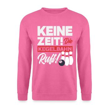Kegeln Mannschaftssport - Unisex Pullover - Pink - Vorne