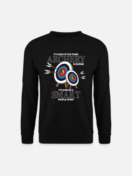 Archery Archer Bow & Arrow - Unisex Sweatshirt - black