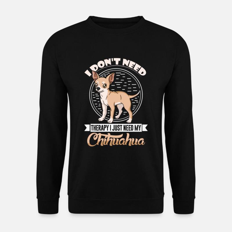 Chiwawa Chihuahua Chi Hund Besitzer - Unisex Pullover - Schwarz