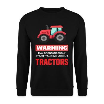 Farmer Agriculture - Unisex Sweatshirt - black - Front - Alina (178cm) & Michal (187cm)