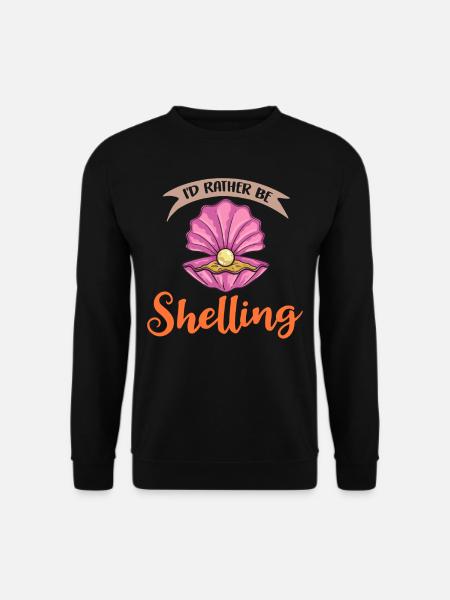 Clams Collect clam oysters - Unisex Sweatshirt - black