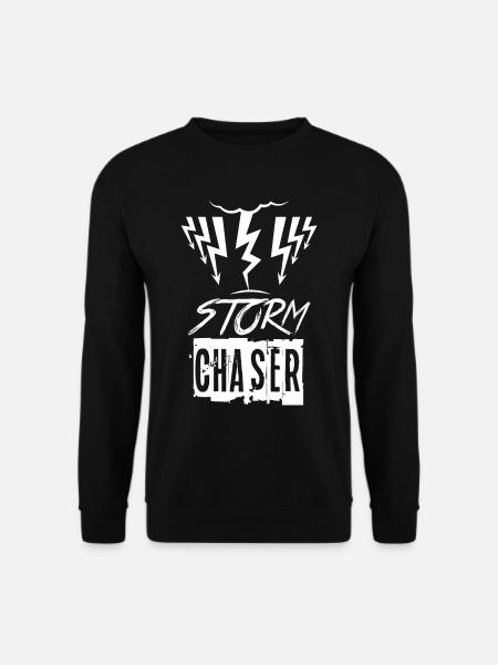 Cadeau Storm Chaser pour les amis de la foudre et du tonnerre - Sweat-shirt Unisexe - noir