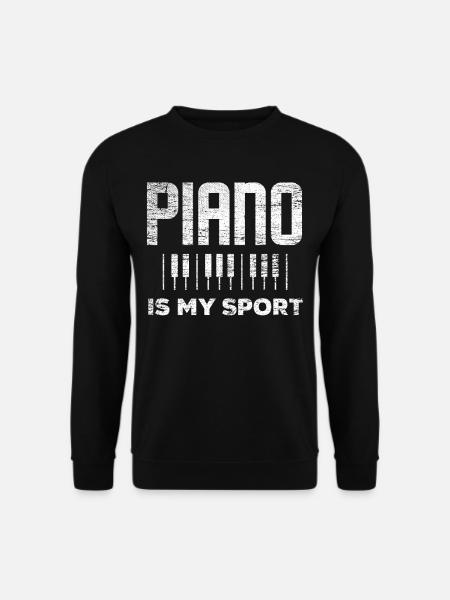 Piano Sport Gift - Unisex Sweatshirt - black