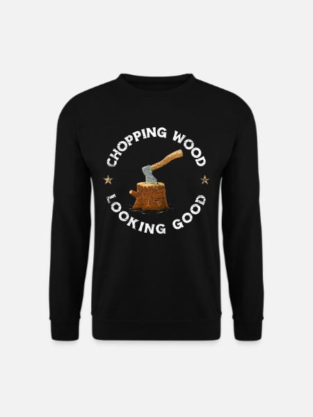 Bois de coupe de menuisier - Sweat-shirt Unisexe - noir