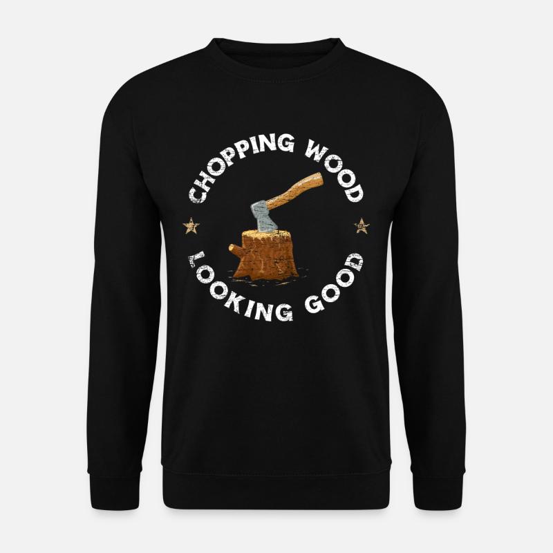 Bois de coupe de menuisier - Sweat-shirt Unisexe - noir