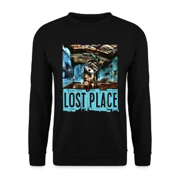 Lost Places Cadeau Urban Exploration Urbex - Sweat-shirt Unisexe - noir - Devant - Alina (178cm) & Michal (187cm)