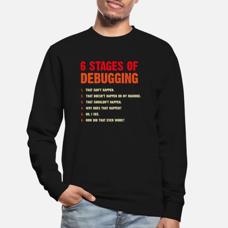 Entwickler Debugging Computer Scientist Geek Coder Unisex Pullover