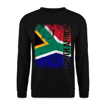 South Africa - Unisex Pullover - Schwarz - Vorne - Alina (178cm) & Michal (187cm)