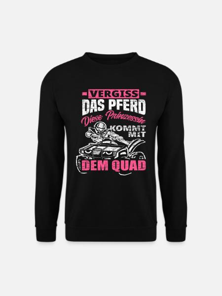 Quad Frau - Unisex Pullover - Schwarz