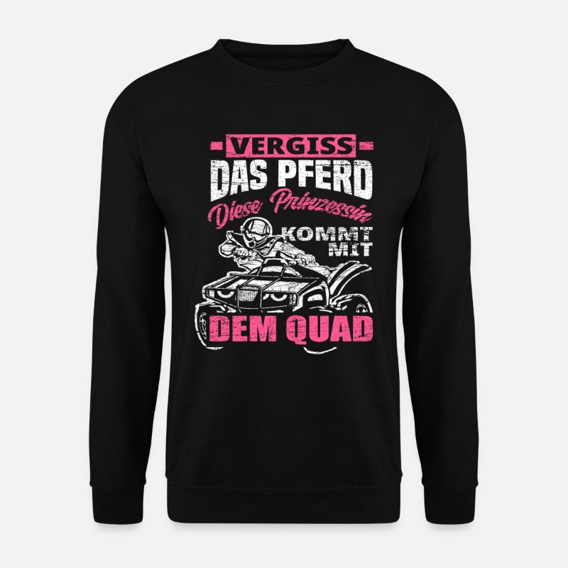 Quad Frau - Unisex Pullover - Schwarz