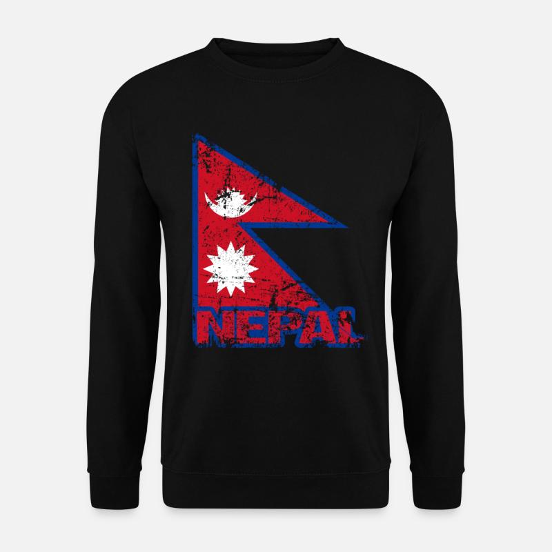 Nepal - Unisex Pullover - Schwarz