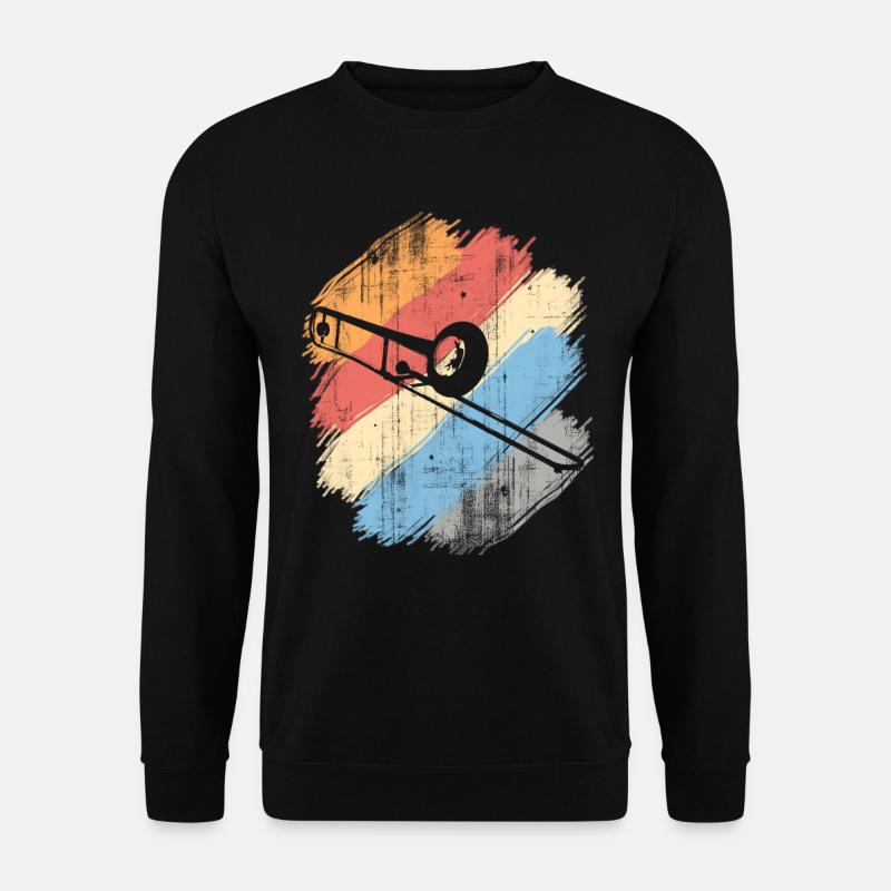 Posaune - Unisex Pullover - Schwarz
