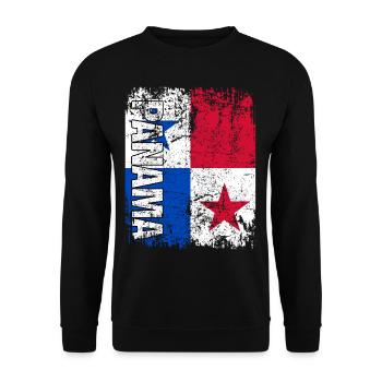 Panama - Unisex Pullover - Schwarz - Vorne - Alina (178cm) & Michal (187cm)