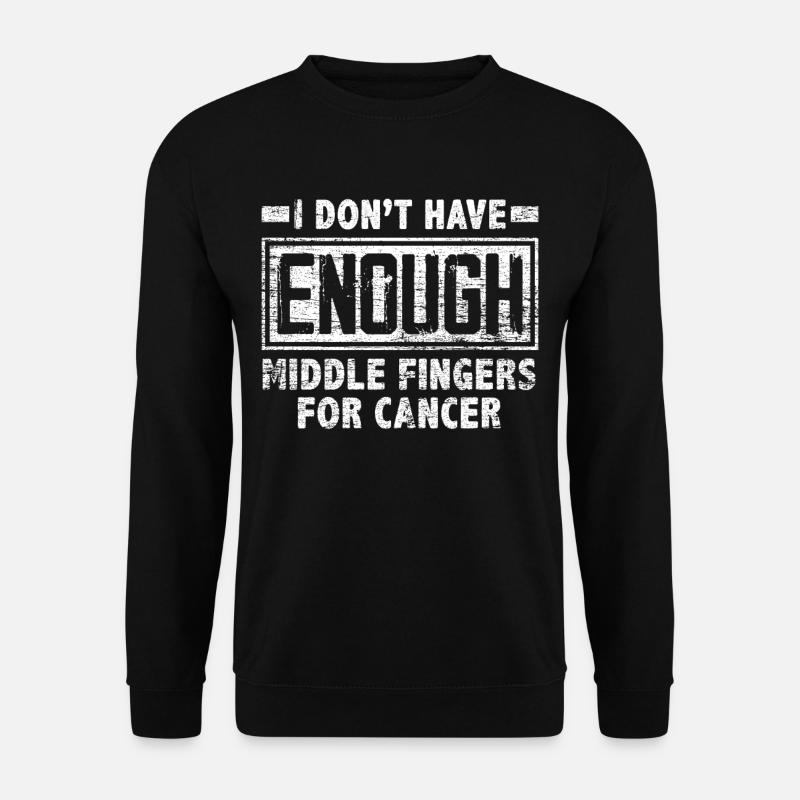 Doigt du milieu chimio - Sweat-shirt Unisexe - noir