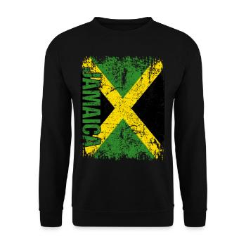 Jamaica - Unisex Pullover - Schwarz - Vorne - Alina (178cm) & Michal (187cm)