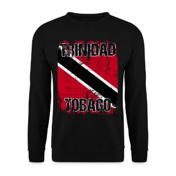Trinidad Tobago - Unisex Pullover - Schwarz - Vorne - Alina (178cm) & Michal (187cm)