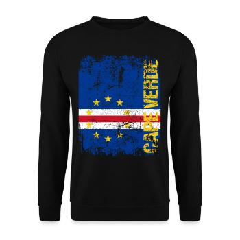 Cape Verde - Unisex Pullover - Schwarz - Vorne - Alina (178cm) & Michal (187cm)