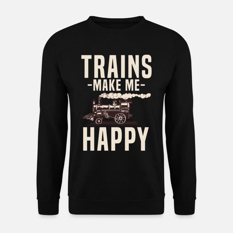 Züge - Unisex Pullover - Schwarz