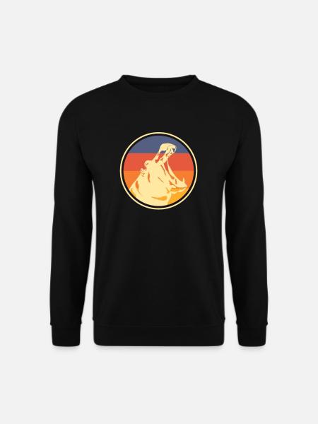 hippo - Unisex Sweatshirt - black
