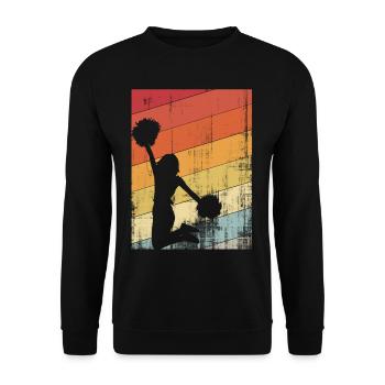 Cheerleading acclamations - Sweat-shirt Unisexe - noir - Devant - Alina (178cm) & Michal (187cm)
